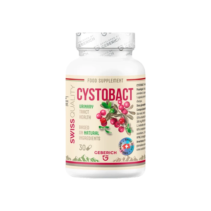 Cystobact — kapseli-ravintolisä virtsateiden hyvinvointiin, 30 kapselia, Swiss Made, Suomi